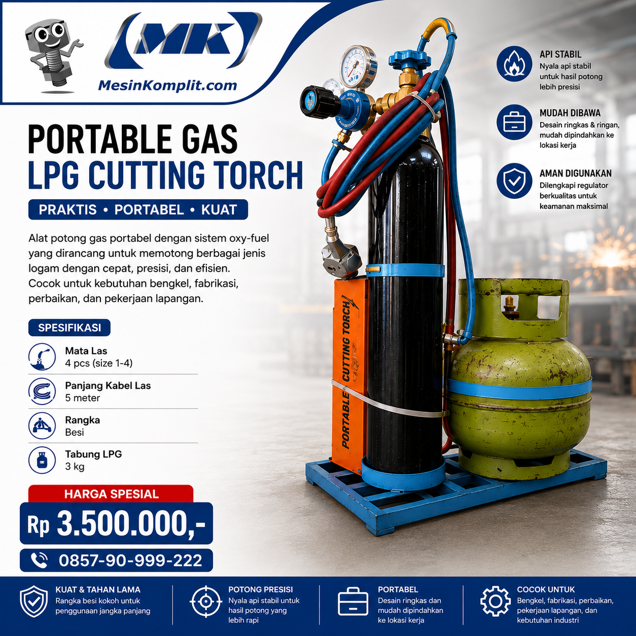 Las Portable Oksigen...